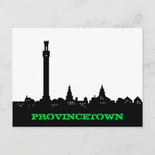 Provincetown tecknadvykort vykort