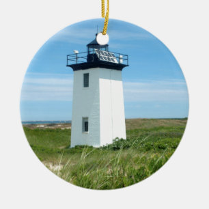 Provincetown USA Cape National Seashore. Trä Julgransprydnad Keramik