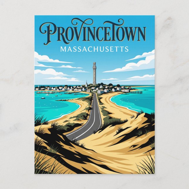 Provincetown USA Vykort (Framsida)