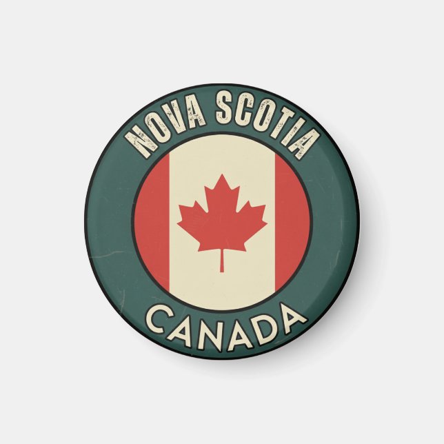 Provins Nova Scotia Kanada Magnet (Framsidan)