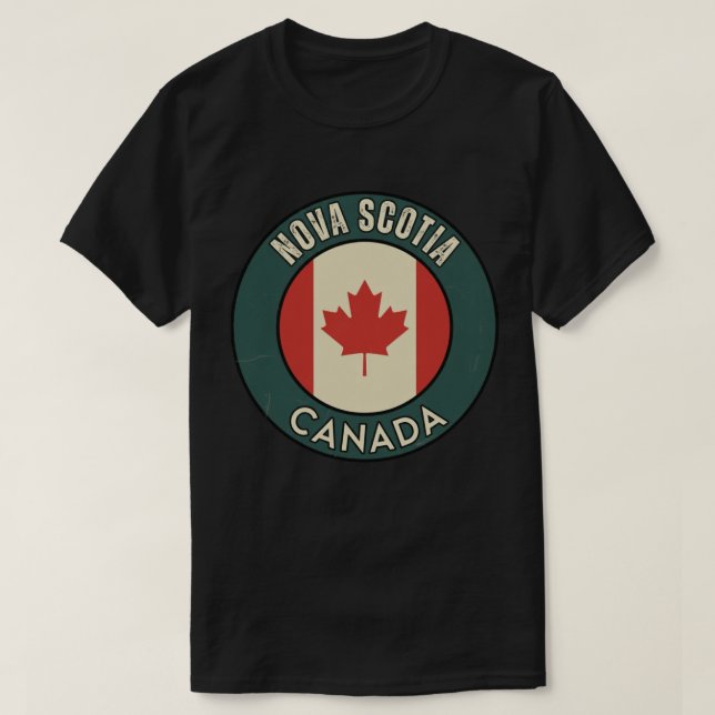 Provins Nova Scotia Kanada T Shirt (Design framsida)