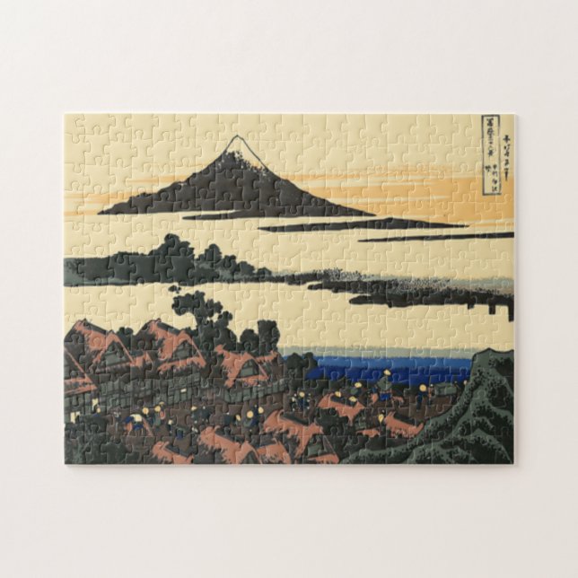 Provinsen Ancient Kai | Katsushika Hokusai tecknin Pussel (Horisontell)