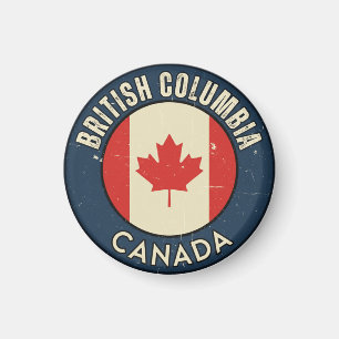 Provinsen British Columbia Kanada Magnet