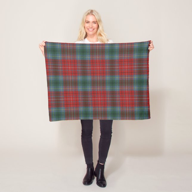 Provinsen British Columbia Original Tartan Fleecefilt (På plats)