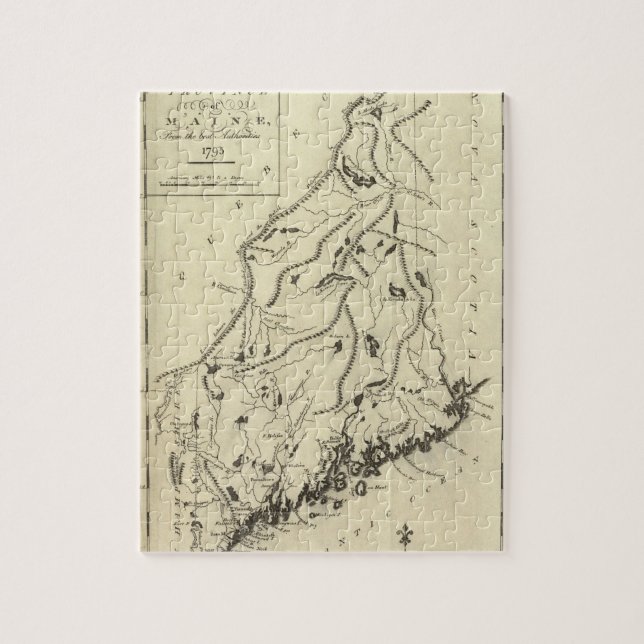 Provinsen Maine Pussel (Vertikal)