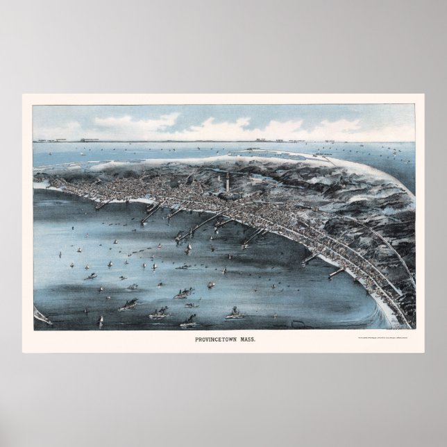 Provinsen MORSA Panoramic Karta - 1910 Poster (Framsidan)