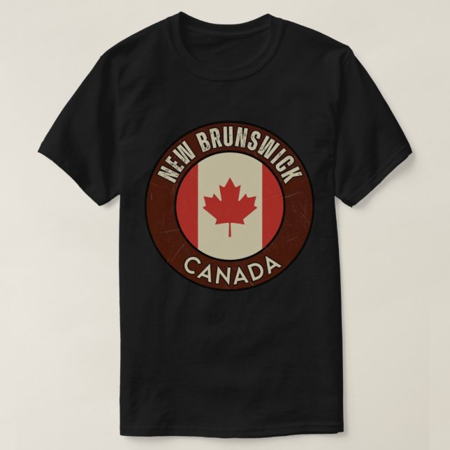 Provinsen New Brunswick Kanada T Shirt (Design framsida)