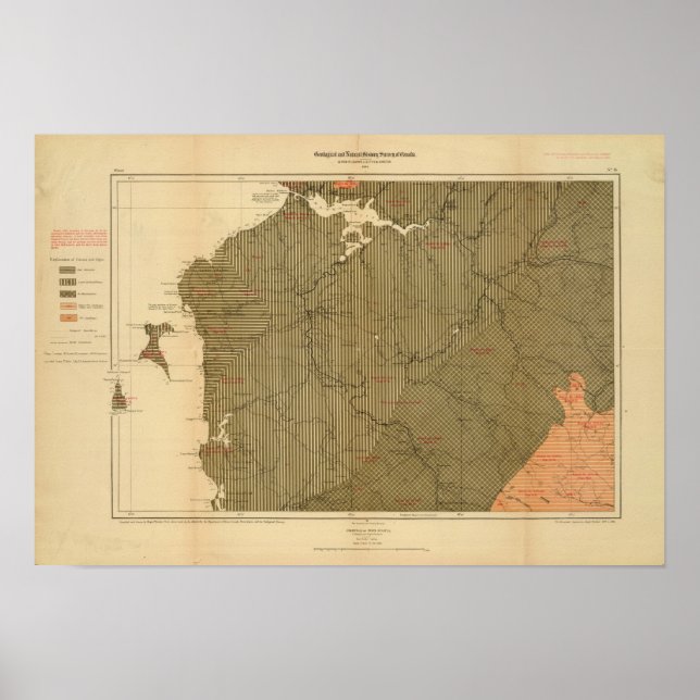 Provinsen Nova Scotia Island Kap Breton 4 Poster (Framsidan)