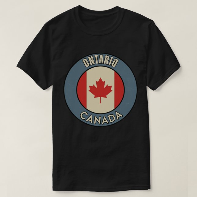 Provinsen Ontario Kanada T Shirt (Design framsida)