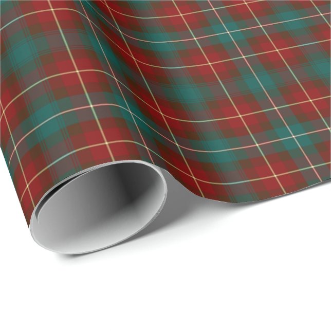 Provinsen Prince Edward Island Canada Tartan Presentpapper (Rullad Hörn)