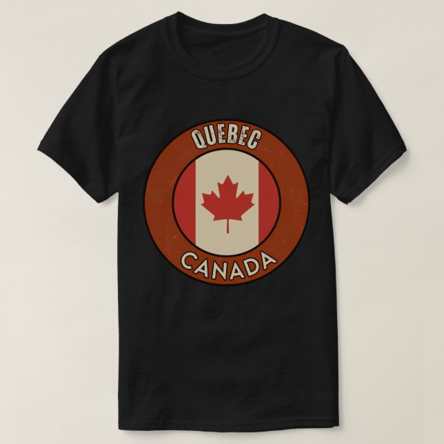 Provinsen Quebec Kanada T Shirt (Design framsida)