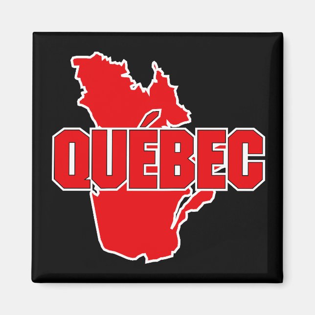 Provinsen Quebec Magnet (Framsidan)