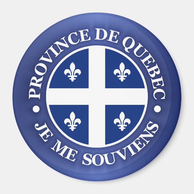 Provinsen Quebec Magnet (Framsidan)