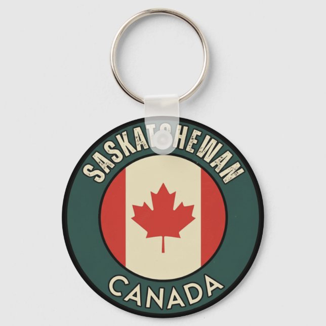 Provinsen Saskatchewan Kanada Nyckelring (Framsida)