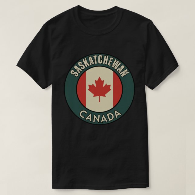 Provinsen Saskatchewan Kanada T Shirt (Design framsida)