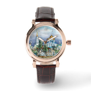 Provinsen Small city Zadonsk aQuarelle Armbandsur