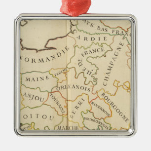 Provinser, Frankrike Julgransprydnad Metall