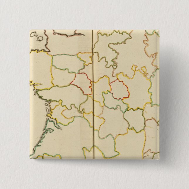 Provinser, Frankrike Outline Knapp (Framsida)