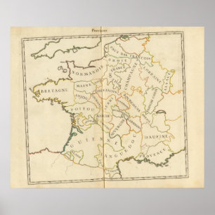 Provinser, Frankrike Poster