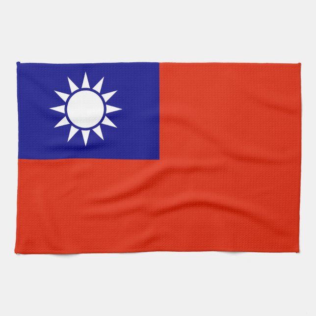 provinssymbol för chinan Taiwan land Kökshandduk (Horisontell)