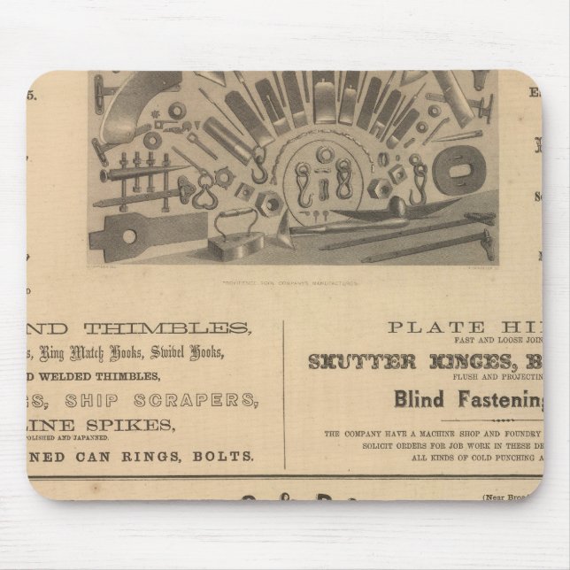 Provisionshandel med Verktyg och Forge och Nöt Musmatta (Framsidan)