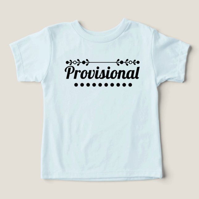 Provisorisk t-shirt  (Design Framsida)