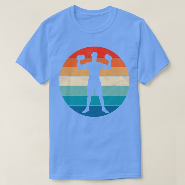 Provklocka och dumbbell t shirt (Design framsida)