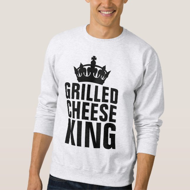 PROVNING AV GRILLERADE OST KUNG T-SHIRTS TEES LÅNG ÄRMAD TRÖJA (Framsida)