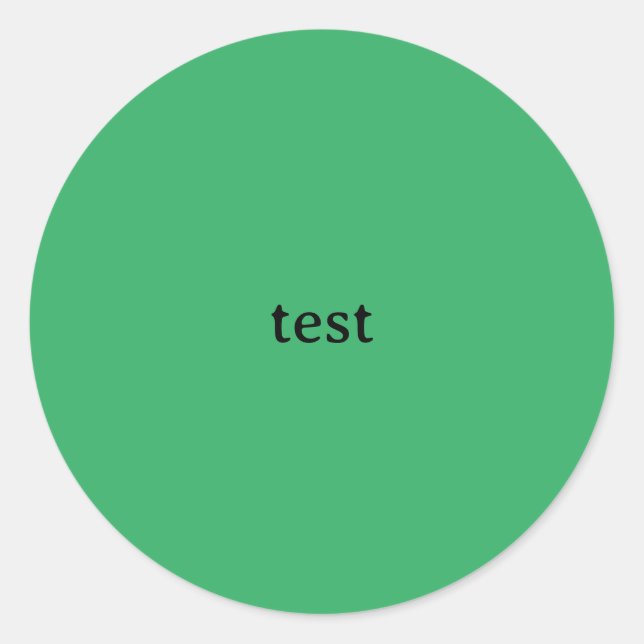 Provning av gröntens klistermärke .co.uk (Framsida)