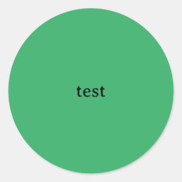 Provning av gröntens klistermärke .co.uk