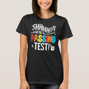 Provningsdag för Fsa Staar Test Exam Lärare Stud T Shirt