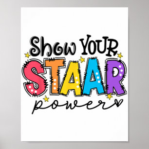 Provningsdag för Staar Power Teacher Poster