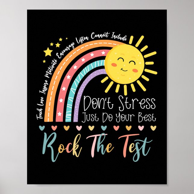 provningsdag i sten, provningsdag för lärartest, r poster (Framsidan)