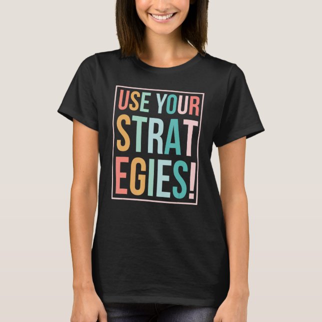 Provningsdag Lärarstatstestning på torget Staar T Shirt (Framsida)