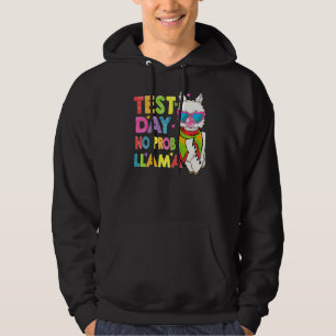 Provningsdag: Prob Llama Cute Llama Teacher Testin Hoodie