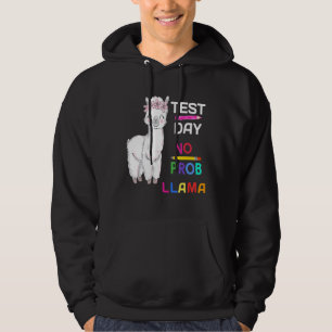 Provningsdag: Provningsdag 9 för professor Llama L Hoodie