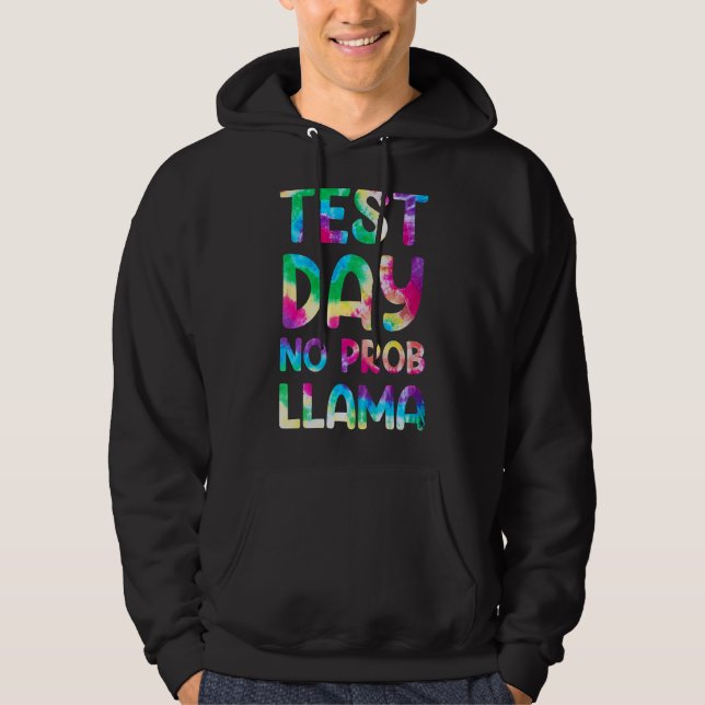 Provningsdag: Provningsdag för professor Llama Tye Hoodie (Framsida)