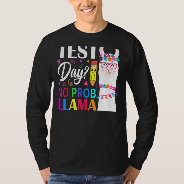 Provningsdag: Provningsdag nr 3 för Llama Llama Ll T Shirt (Framsida)
