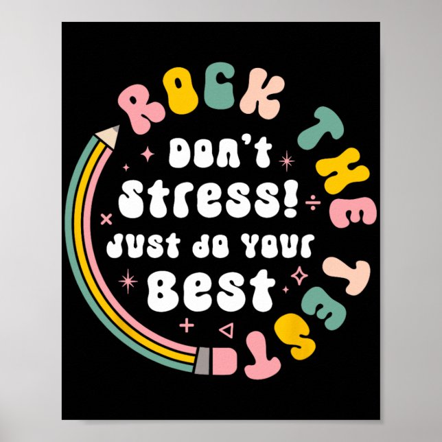 Provningsdag Sten provningsdagen för testlärare Poster (Framsidan)