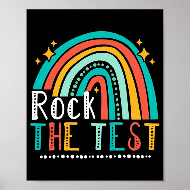 Provningsdag Sten provningsdagen för testlärare Poster (Framsidan)