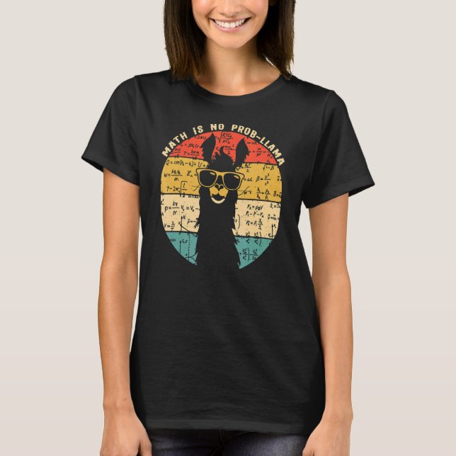 Provningsdag Sten testen utan Llama T Shirt (Framsida)