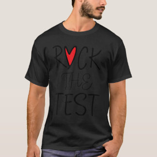 Provningsdag Sten testlärarens testdag för regnbåg T Shirt