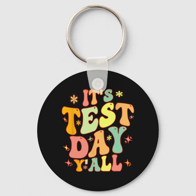 Provningsdag Yall Lundny testdag för lärare eller  Nyckelring (Framsida)