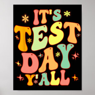 Provningsdag Yall Lundny testdag för lärare eller Poster