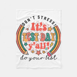 Provningsdag Yall Lundny testdag för Lärarstudier Fleecefilt