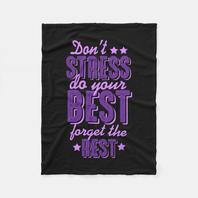 Provningsdagstester för kvinnliga lärare fleecefilt (Framsidan)