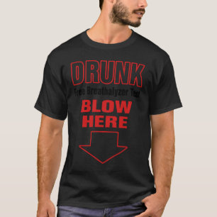 Provningsflöde för rinnande fritt Breathalyzer 202 T Shirt