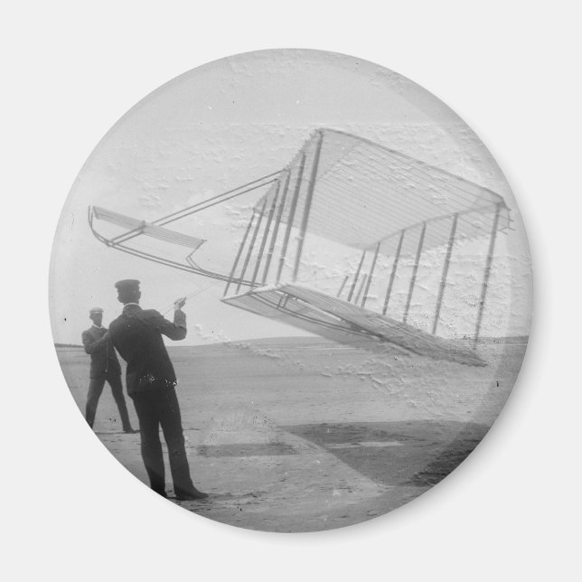 Provningsflygning med Wright Brothers Magnet (Framsidan)