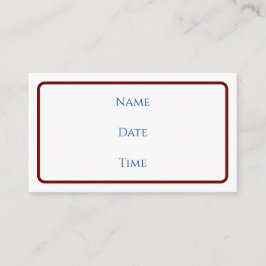 provningshölje tilläggskort