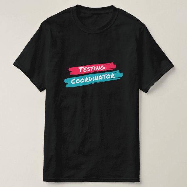 Provningskoordinator T Shirt (Design framsida)